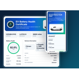Standard Plus HV Battery Health Certificate | EV Battery Report