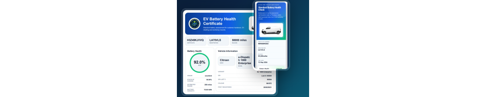 HV Battery Health Certificate | EV Battery Pack Checks
